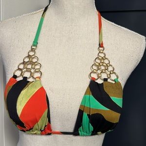 MISS BIKINI triangle bikini top Size: medium